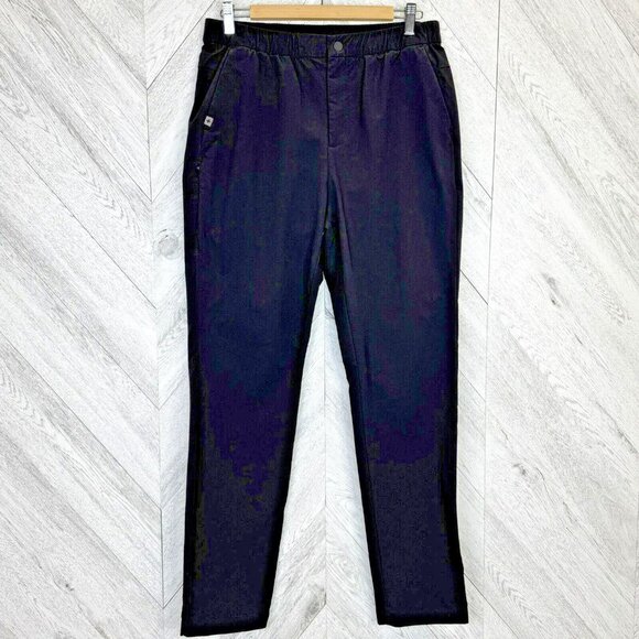 Figs Scrubs Scrub Pants Trouser Bonsai Mens Size Medium Black Nylon Stretch - Picture 1 of 6